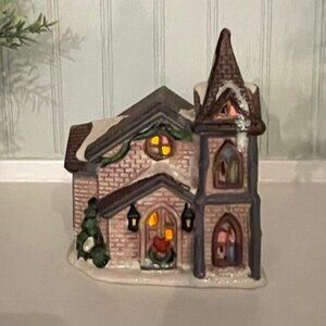 DOL GENCORP LLC  Battery-Powered Light-Up Church Holiday/Christmas/Village